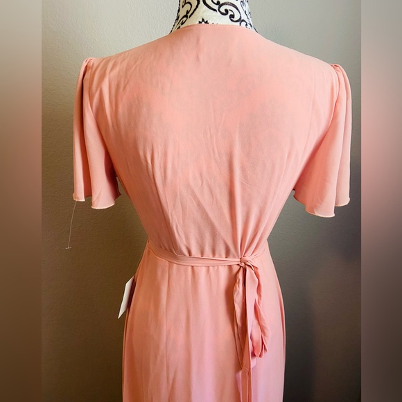 Show Me Your MuMu pink wrap maxi dress - Picture 8 of 12